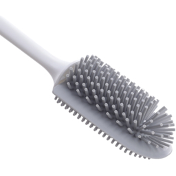 Living and Home White Silicone Flexible Toilet Brush with Holder - Size: 41 x 7.7 x 10.2cm - Wilko - thumbnail 6