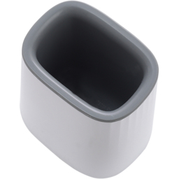 Living and Home White Silicone Flexible Toilet Brush with Holder - Size: 41 x 7.7 x 10.2cm - Wilko - thumbnail 5