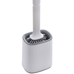 Living and Home White Silicone Flexible Toilet Brush with Holder - Size: 41 x 7.7 x 10.2cm - Wilko - thumbnail 4