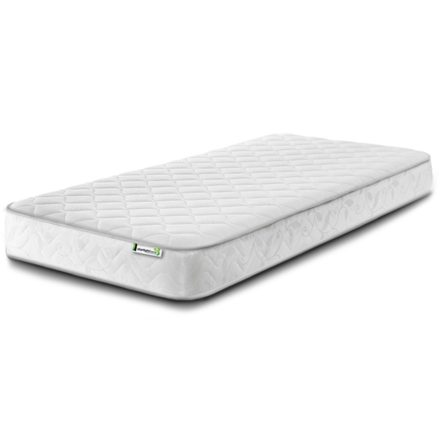 Starlight Beds Wellington Single Memory Foam and Open Coil Spring Mattress - White - Wilko - image 1