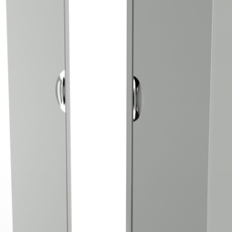 Crowndale Camden 3 Door Grey Gloss and Dusk Grey Mirrored Wardrobe Ready Assembled - Grey Gloss & Dusk Grey - Wilko - thumbnail 6