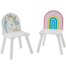 Liberty House Toys Kids Unicorn Table and 2 Chairs Chest - Size: 44 x 60 x 60cm - Wilko - thumbnail 5