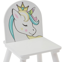 Liberty House Toys Kids Unicorn Table and 2 Chairs Chest - Size: 44 x 60 x 60cm - Wilko - thumbnail 6