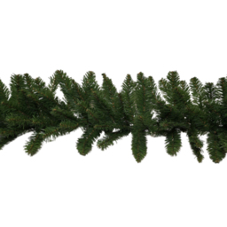 Samuel Alexander Green Plain Kateson Fir Christmas Garland 270cm - Size: 25 x 270 x 25cm - Wilko