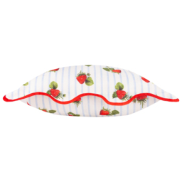 Furn Fruits Blue Strawberries Stripe Cushion 45 x 45cm - Wilko - thumbnail 5