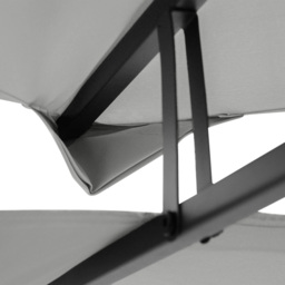 Outsunny 3 x 4m 2-Tier Light Grey Gazebo Canopy Replacement Cover - Wilko - thumbnail 4