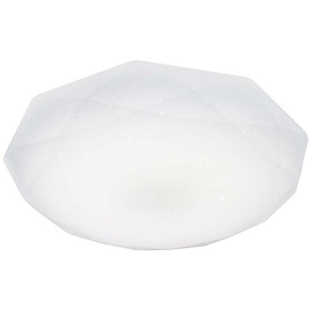Milagro Hex White LED Ceiling Lamp 230V - Size: 50 x 50 x 8cm - Wilko - image 1