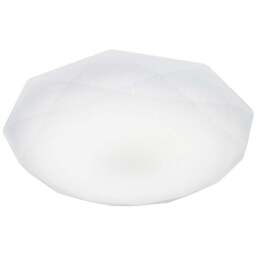 Milagro Hex White LED Ceiling Lamp 230V - Size: 50 x 50 x 8cm - Wilko - thumbnail 1