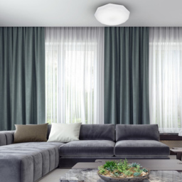 Milagro Hex White LED Ceiling Lamp 230V - Size: 50 x 50 x 8cm - Wilko - thumbnail 6