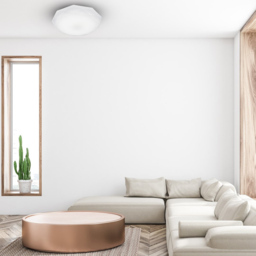 Milagro Hex White LED Ceiling Lamp 230V - Size: 50 x 50 x 8cm - Wilko - thumbnail 3