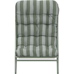 Charles Bentley Porto Green Stripe Olefin Fabric Garden Rocking Chair - Size: 1 Seater - Wilko - thumbnail 6