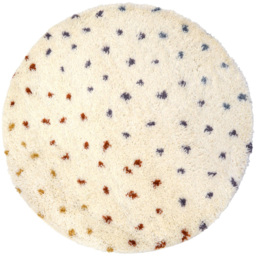 Homemaker Multicolour Snug Grad Spot Shaggy Rug 100cm - Size: 100 x 100cm - Wilko