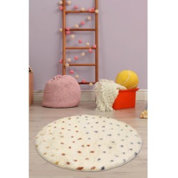 Homemaker Multicolour Snug Grad Spot Shaggy Rug 100cm - Size: 100 x 100cm - Wilko - thumbnail 5