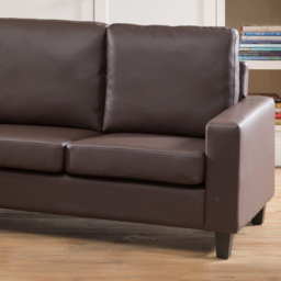Modena 3 Seater Brown Bonded Leather Reversible Corner Sofa - Artemis Home - Wilko - thumbnail 4