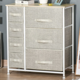 Portland 7 Drawer Grey Chest of Drawers - Multi - Wilko - thumbnail 1