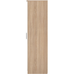 Crowndale Devon 2 Door Matt White and Bardolino Oak Wardrobe Ready Assembled - White Matt & Bardolino Oak - Wilko - thumbnail 4