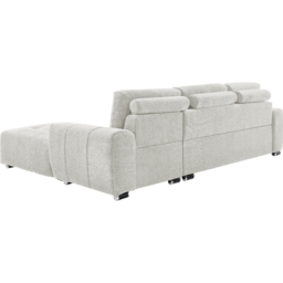 DS Living The Capri 3 Seater Beige Woven Fabric Right Hand Chaise Corner Sofa - Wilko - thumbnail 6