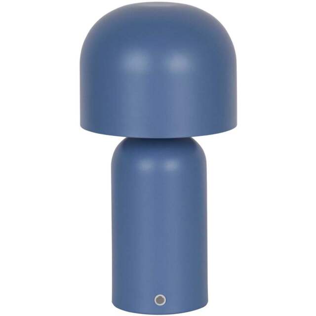 Lighting Collection Blue Rechargeable LED Table Lamp - Size: 27 x 15 x 15cm - Wilko - image 1