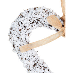Frosted Wreath - Natural & White - Wilko - thumbnail 7