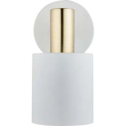 Pacific Lifestyle Biba White and Gold Wall Light - Wilko
