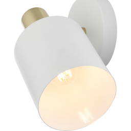 Pacific Lifestyle Biba White and Gold Wall Light - Wilko - thumbnail 5