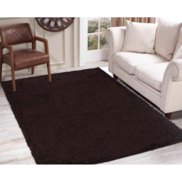 Desire Rugs Oxford Brown Plain Shaggy Rug 80 x 150cm - Wilko - thumbnail 5