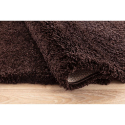 Desire Rugs Oxford Brown Plain Shaggy Rug 80 x 150cm - Wilko - thumbnail 4