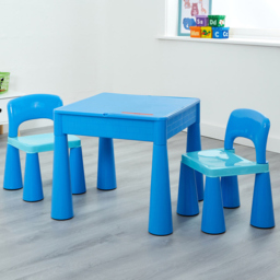 Liberty House Toys Blue Kids 5-in-1 Activity Table and Chairs - Size: 46.5 x 51 x 53cm - Wilko - thumbnail 1