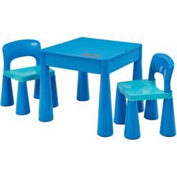 Liberty House Toys Blue Kids 5-in-1 Activity Table and Chairs - Size: 46.5 x 51 x 53cm - Wilko - thumbnail 3