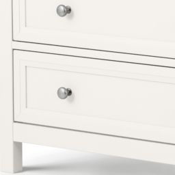 Julian Bowen Maine 3 Drawer Surf White Wide Chest of Drawers - Wilko - thumbnail 5