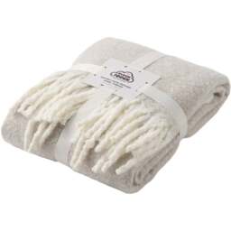 Cloud Touch Aisling Faux Mohair Fringed Chateau Grey Throw 127 x 170cm - Size: 127 x 170 x 0.5cm - Wilko - thumbnail 1