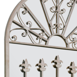 MirrorOutlet Somerley Stone Gothic Arched Garden Mirror 140 x 65cm - Size: 140 x 65 x 3cm - Grey - Wilko - thumbnail 5