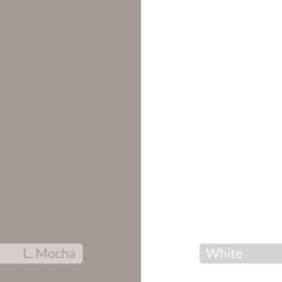 Decortie Gora 2 Door White and Mocha Grey Sideboard - Size: 82 x 110 x 35.6cm - Multi - Wilko - thumbnail 7