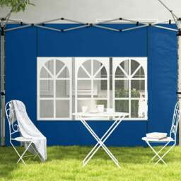 Outsunny 3 x 2m Blue Gazebo Side Panels - Size: 195 x 295 x 295cm - Wilko - thumbnail 6