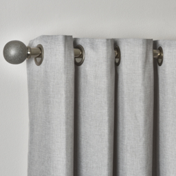 Divante Chatsworth Grey Thermal Lined Eyelet Curtains 183 x 168cm - Size: W 183 x D 168cm - Wilko - thumbnail 4