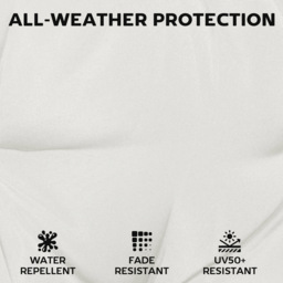 Outsunny Cream White Seat Cushion with Machine Washable Cover 46 x 42cm 6 Pack - Size: 7 x 46 x 42cm - Wilko - thumbnail 6