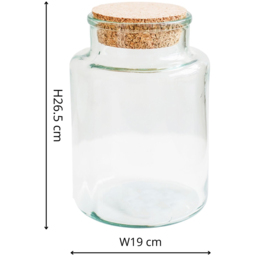 Ivyline Large Bottle Shape Terrarium DIY Kit 26.5 x 19cm - Size: 26.5 x 19 x 19cm - Clear - Wilko - thumbnail 7