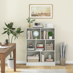 Costway 7 Cube White Bookshelf - Size: 7 Shelf - Wilko - thumbnail 5