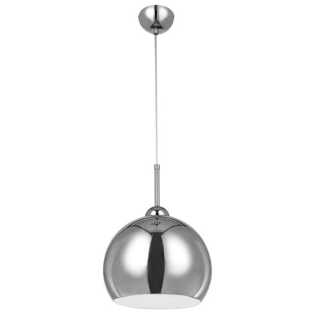 Premier Housewares Beige Shade Dimple Effect Table Lamp - Size: 24 x 24 x 120cm - Silver - Wilko - image 1