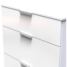 Crowndale Plymouth 3 Drawer White Deep Chest Ready Assembled - Wilko - thumbnail 6