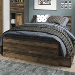 Florence Brooklyn Small Double Walnut Bed Frame - Brown - Furniture to Go - Wilko - thumbnail 1
