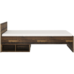 Florence Brooklyn Small Double Walnut Bed Frame - Brown - Furniture to Go - Wilko - thumbnail 4