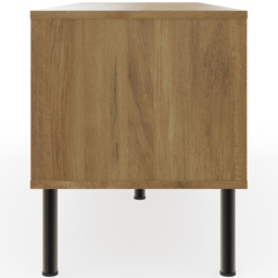 GFW Nervata Single Drawer 2 Door Oak TV Unit - Brown - Wilko - thumbnail 6