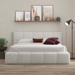 DS Living Ovella Small Double Dove Cubed Ottoman Bed - Grey - Wilko - thumbnail 5