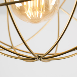 ValueLights Rutherford Atom Gold Painted Pendant Shade - Size: 25.5 x 23.5 x 25cm - Wilko - thumbnail 6