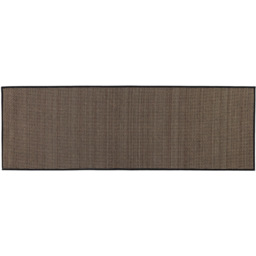 JVL Antarra Black and Brown Rubber Backed Door Mat and Runner Set - Size: 75 x 50 x 5cm - Wilko - thumbnail 3