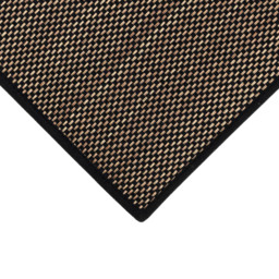 JVL Antarra Black and Brown Rubber Backed Door Mat and Runner Set - Size: 75 x 50 x 5cm - Wilko - thumbnail 7