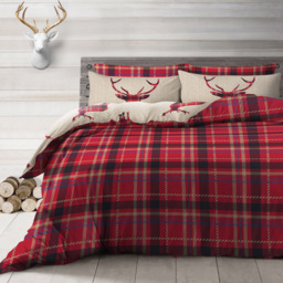 Velosso Double Cream Stag Duvet Set - Serene - Wilko - thumbnail 3