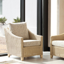 Desser Furniture Dijon 3 Seater Farrow Suite - Cream - Wilko - thumbnail 6