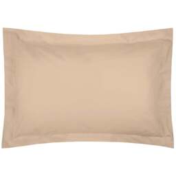 Serene Oxford Honeydew Pillowcase - Size: 27 x 20cm - Cream - Wilko - thumbnail 1